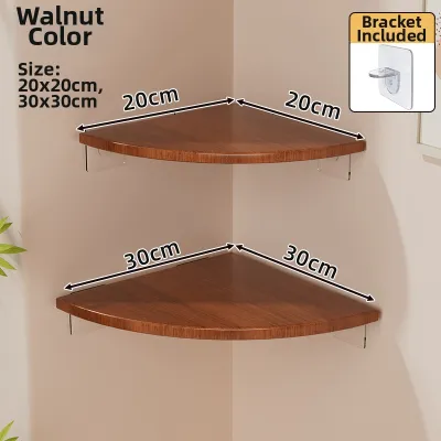 Corner Mounted Shelf Without Drilling Wood
