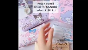 [COD] Kotak Pensil SANRIO / Tempat pensil BT21 bts / Kotak Pensil bahan KULIT PU / Kotak pensil Hello Kitty kuromi CInnamon roll pompurine My Melody Little twin star