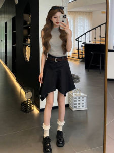 PEIZIXUAN | Bộ Đầm Jean Đen Đẹp Độc Đáo