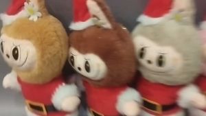 Keychain Labubu Christmas Ganci Gantungan Kunci Labubu Baju Santa