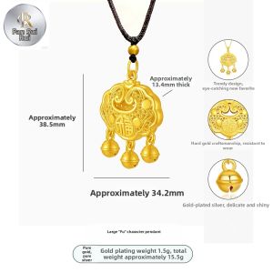 FANSIRUI | Gold Lucky Pendant Jewelry
