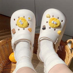 Cute Childrens Outdoor Slip-On Sandals Summer Anti-Slip Indoor Home Baby Clog Shoes Boys Girls Indoor Home Comfortable