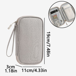Travel Cable Sorting Box Waterproof Digital Electronic Storage Bag USB Data Cable Charging Plug Storage Bag