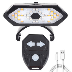 Scooter Turn Signal Safety Light Smart Wireless Remote Control LED Warning Lamp Micro USB Rechargeable for M365 Pro 2 MI 4