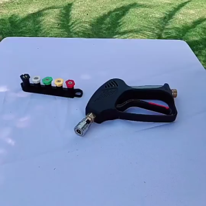 High Pressure Water Spray Gun M22-15mm With Quick Release For Snow Foam Gun And 5 Nozzles Portable