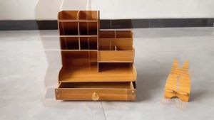 【ส่งใน24 ชม】ผู้ถือปากกาอเนกประสงค์ชั้นใส่เครื่องเขียนกล่องเก็บของไม้Multi functional pen holder