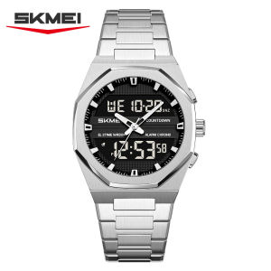 SKMEI | SKMEI 2624 New Leisure Mens Fashion Sports Business Chrono Quartz Digital Watch Dual Display Wristwatch Clock Relogio Masculino