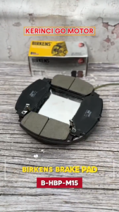 Birkens HBP-M15 Kampas Rem Depan Brake Pad Hrv 14-On Accord 13-17 Odyssey 14-On