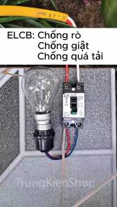 [CB cóc chống giật Siêu nhạy] Aptomat chống giật 15mA - cầu dao chống giật 15A - 20A - 30A siêu nhạy - Made in Việt Nam - Hàng mới 100% - Bảo hành 12 tháng