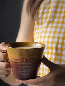 JOTO | Retro Coarse Pottery Unique Design Coffee Cup Water Cup