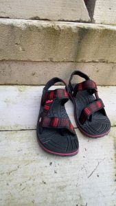 Heaven Shoes 26-37 Sandal Gunung Slide Sabuk Belakang Pria Wanita Advanture Aman Sol Awet Anti Licin Red Casual Fashion