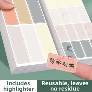 Self-Adhesive Water-Resistant Colorful Sticker Labels