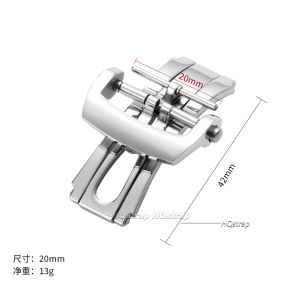 20mm Stainless Steel Watch Buckle Clasp for Blancpain Deployment Metal Clasp Leather Rubber Watch Band Fold Buckle Accessories