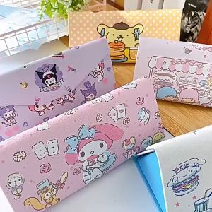 Kotak Kacamata Kulit Kartun Sanrio Characters