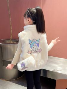 Áo Khoác Lông Cừu Dày Cho Bé Gái Mùa Thu Đông Áo Khoác Ngoài Thường Ngày Áo Khoác Ngoài Có Mũ Trùm Đầu Áo Khoác Ngoài Có Khóa Kéo