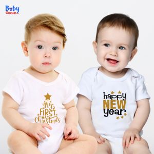 Baby Onesies PH My First Christmas Baby Clothes 0-12 months Cotton Newborn Baby Girl Boy Christmas Outfit