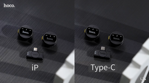 Hoco L21 ไมโครโฟนไร้สาย แบบแม่เหล็ก สำหรับ iP และ USB-C ตัดเสียงรบกวน แบตอึด 6 ชม. ไลฟ์สด อัดคลิป