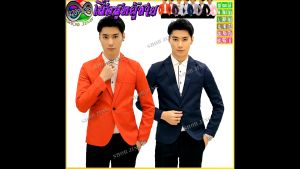 เสื้อสูทผู้ชายสลิมฟิตเวอร์ชั่นเกาหลี เสื้อสูทสลิม งานแต่ง ใส่ทำงาน พนักงานออฟฟิศ เนี๊ยบ ผ้านุ่มคุณภาพดี เสื้อสูทสำเร็จรูปเนื้อผ้าดี ไซส์S-3XL