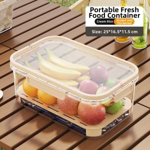 Portable Camping Chilled Storage Box Lunch Box
