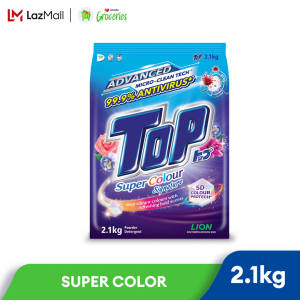 TOP Advance Micro-Clean Tech With 99.9% Antivirus Super Color Powder Detergent (2.1Kg)