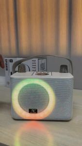 YS-226Bluetooth speaker with mic fit for outdoor Family party  with 3D stereo and colorful LED dance lights