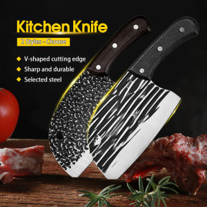 Knife Meat Cleaver Chef Knife Dapur Stainless Steel Japanese Knife Original Butcher Knife Slicing Vegetables Kitchen Knife 厨师刀 不锈钢屠夫刀 切菜刀