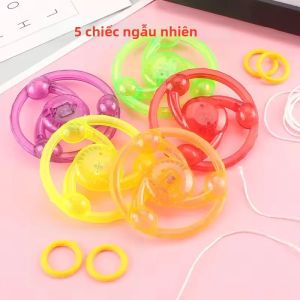 Meade | 5 Món Đồ Chơi Con Quay Phát Sáng Sáng Tạo Cho Trẻ Em Với Dây Giữ Con Quay Phát Sáng Con Quay Hồi Chuyển Phát Sáng Đồ Chơi Kéo Dây Phát Sáng Dành Cho Cả Nam Và Nữ