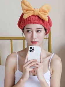 [Free Ship Max] Mũ Trùm Đầu Khi Tắm Ủ Tóc Bền Cao Cấp Nơ Kiểu Nhật Mềm Mịn - Phụ Kiện RyRy