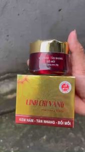 Kem Nám _ Tàn Nhang Đồi Mồi Trắng Da Linh Chi Vàng Vip 25g