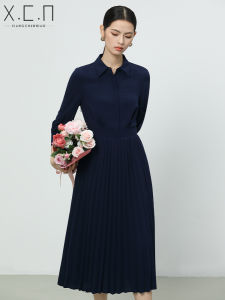 Xiangchun Bird High-End Professional Dress Elegant Commute Formal Occasion Womens Skirt Gored Long Skirt Polyester Fabric