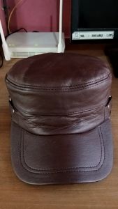 Topi Komando Kulit Domba Topi Militer Kulit Premium Garut Evila Leather