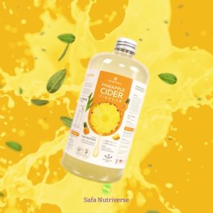 Cuka Nanas Premium Botol 750ml with Mother Asli Nanas Original atasi Diabetes Pineapple Cider