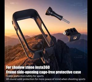 Plastic Camera Cage For Insta360 X6 Protective Frame Housing Case Protector For Insta360 X6 Action Camera Accessories