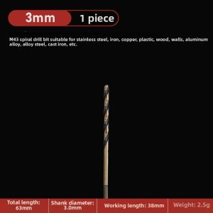 MUDUOXIN | Cobalt Containing Stainless Steel Applicable High Hardness Drill Bit