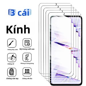 3 Miếng Dán Bảo Vệ Màn Hình Kính Cường Lực Cho Xiaomi Redmi K60 Pro/K60E/K60 K50/K40 Gaming/Ultra Pro Clear HD Chống Dấu Vân Tay