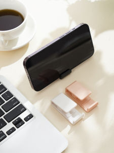 Mobile Phone Holder 2024 New Arrival Computer Desktop Multi-Function Bean Bag Binge-Watching Tool Minimalist Creative with Clip Storage