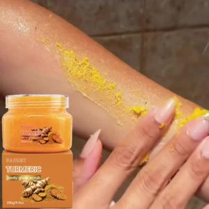 BARUB Turmeric Body Brightening Scrub with Delicate Exfoliating Particles Makes the Skin Feel Smooth
