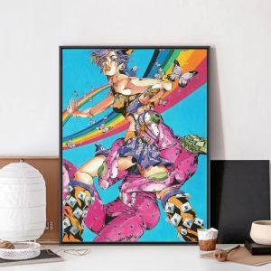 Bandai | Oil Painting By Number Kit JoJos Bizarre Adventure Anime Art Canvas Wall Art for Adults DIY Home Decor Gift Frameless