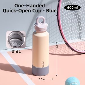 CAROTE | Large Capacity Threadless Stainless Steel Vacuum Flask