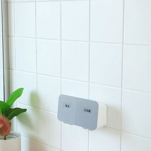 กล่องใส่คัตตอนบัตแบบติดผนัง กล่องอเนกประสงค์แบบติดผนัง กันน้ำ มี2ช่องใช้งาน BO-S008