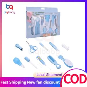 10Pcs Baby Nail Trimmer Grooming Kit Newborn Baby Nail Clipper Safety Care Set Baby Safety Brush Gift Box