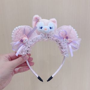 Adorable Princess Rabbit Hairband for Girls Childrens Fashion Accessories Pink Purple Star Doll Headwear for Little Girls