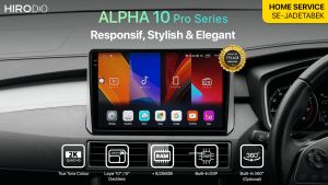 HIRODIO Alpha 10 Pro Series - Headunit Android Double DIN 10inch