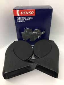 แตรรถยนต์ DENSO เดนโซ่ (แตรหอยโข่งสีดำ) 12V" - แตรหอยโข่งสีดำ 12V