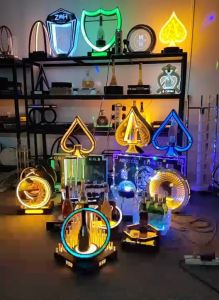 🔥Update!🔥ส่งจากกรุงเทพฯ ชิงช้าอะคริลิค ที่วางแก้วช๊อตค๊อกเทล ที่วางแก้วช็อต LEDเรืองแสง ชั้นวางค็อกเทล มีไฟ เพิ่มสีสัน ถูกที่สุด🔥LAZADA