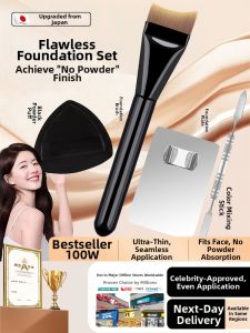 MENGLISI | Bộ Cọ Trang Điểm Kem Nền 4 Cây