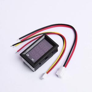 High quality DC 100V 10A voltmeter ammeter Blue + Red LED amp meter Ampere voltage Double digital display voltmeter