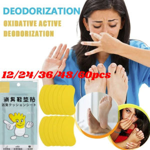 12/24/36/48pcs Shoes Deodorant Sticker Deodorant Foot Odor Deodorants Sneaker Smell Fresh Deodorant Insole Sterilization Sticker