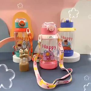 Botol Minum Tali TY 0909 Karakter Anak-Anak BPA FREE Tempat Minum 700ml