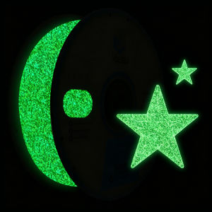 Sợi Nhựa In 3D Luminous Stars PLA 1.75mm Thiết Kế Bầu Trời Đầy Sao Phát Sáng Trong Bóng Tối Chất Liệu PLA Đặc Phát Quang.